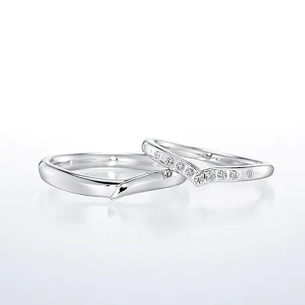 銀座ダイヤモンドシライシの結婚指輪の画像