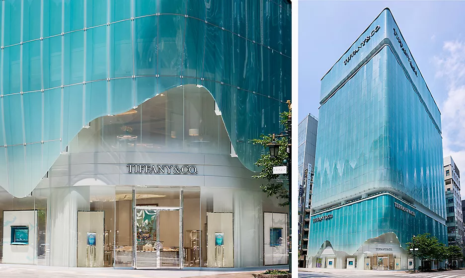 ティファニー銀座本店の外観