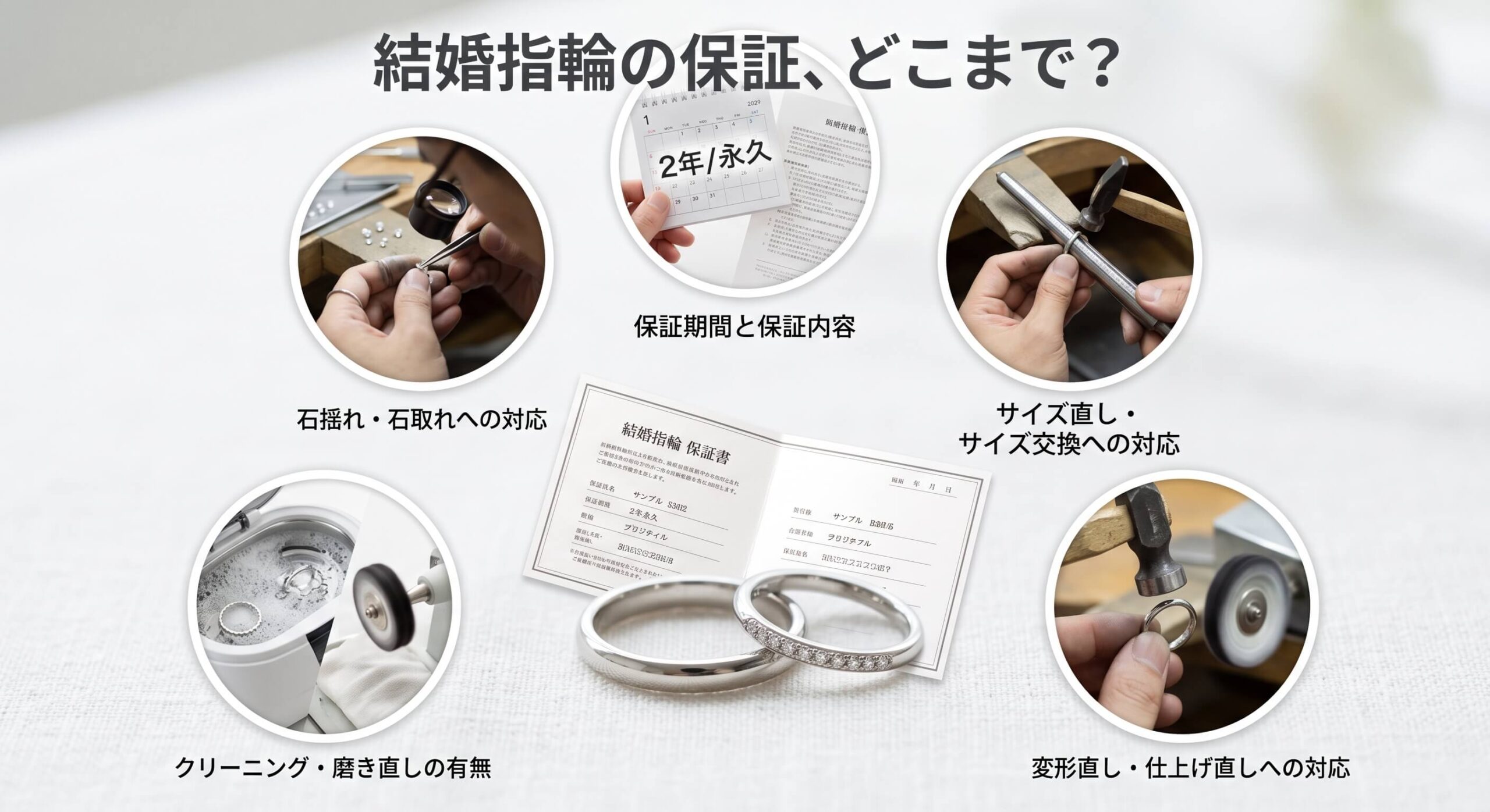 結婚指輪の保証範囲
